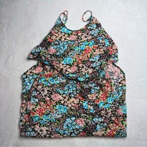 Peachymama Floral Long Dress Multicolored Women’s Size Small